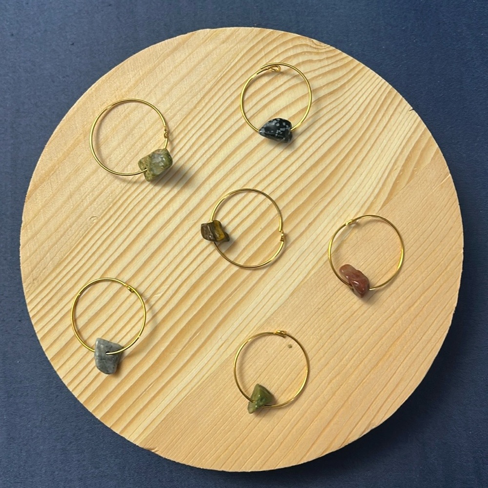 6 pack glass tags